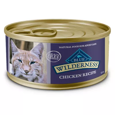 Blue Buffalo Wilderness Adult Wet Cat Food Grain Free Chicken