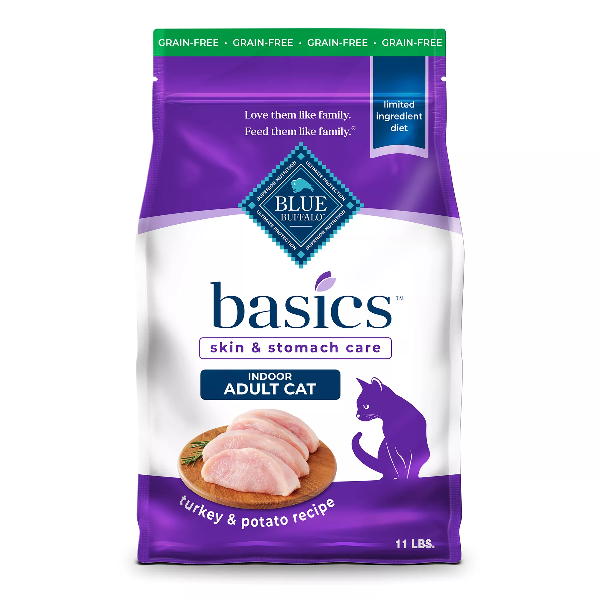 Blue Buffalo® Basics&trade;  Adult Dry Cat Food - Grain Free, Turkey