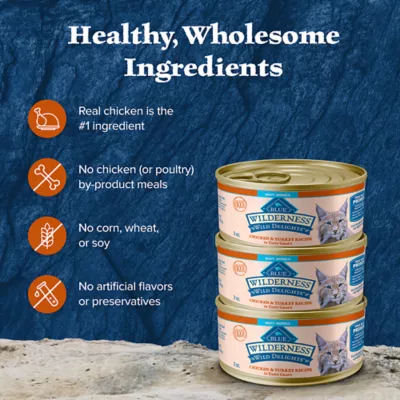 Product Blue Buffalo Wilderness Adult Wet Cat Food - Grain Free, 3 Oz.