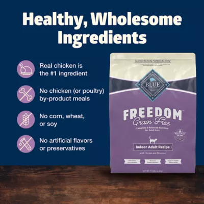 Product Blue Buffalo Freedom Adult Dry Cat Food - Grain Free, Chicken