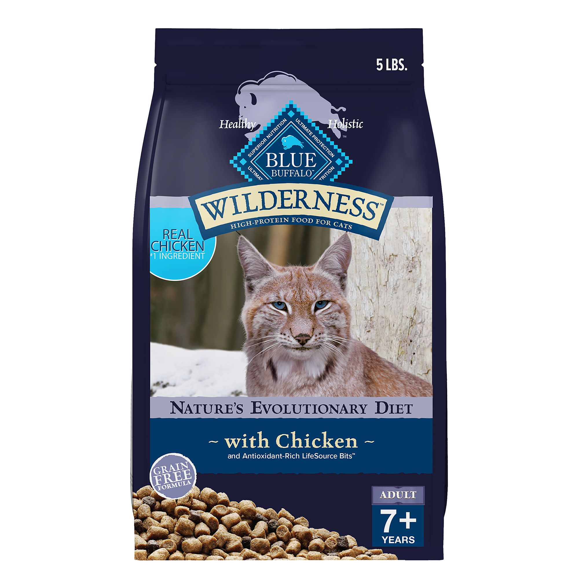 Blue Buffalo Wilderness Adult Dry Cat Food Grain Free