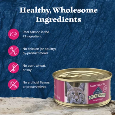 Product Blue Buffalo Wilderness Adult Wet Cat Food - Grain Free, Natural