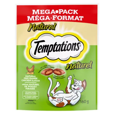 Product Temptations Adult Cat Treats - All Natural Free Range Chicken Flavour