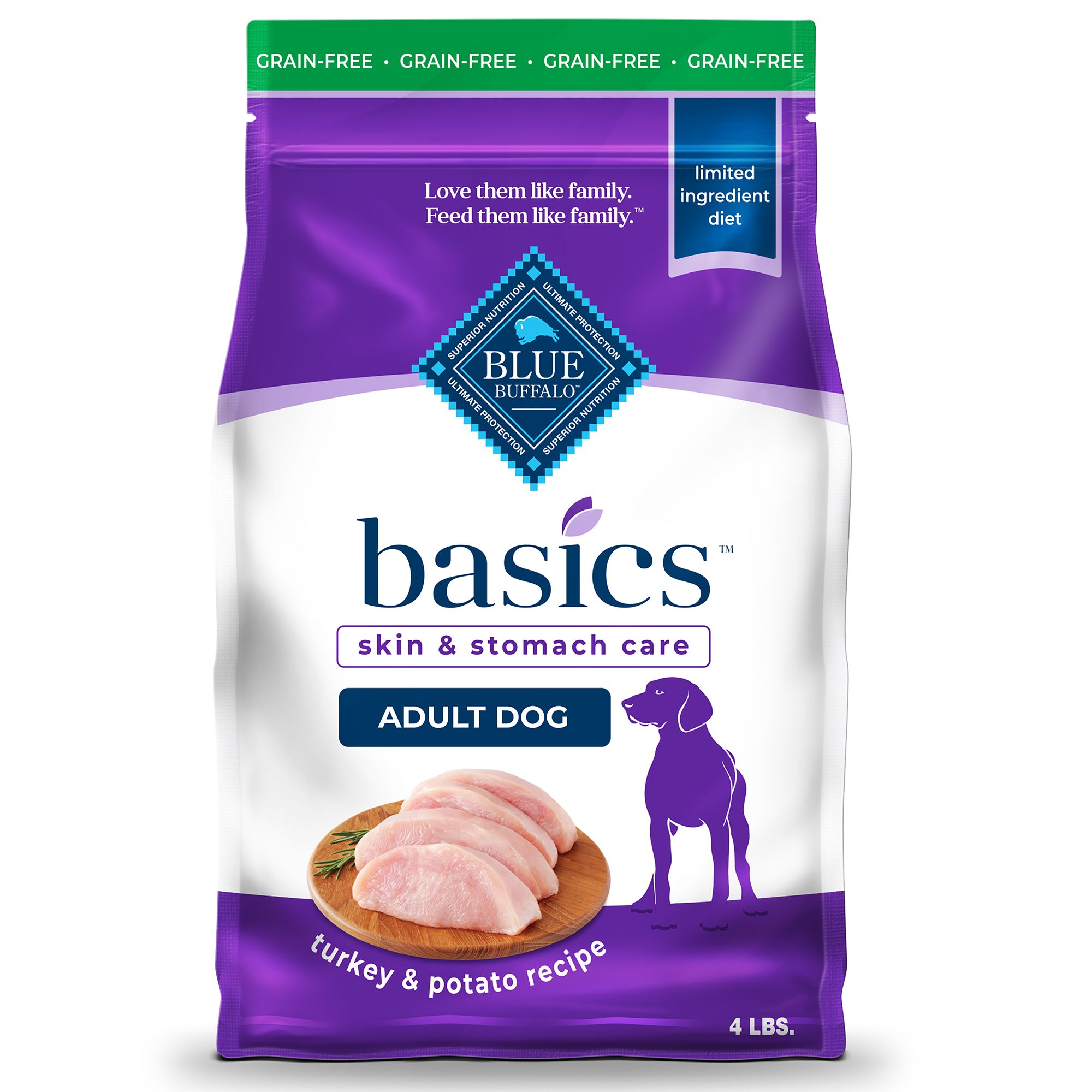 blue buffalo grain free dog food ingredients