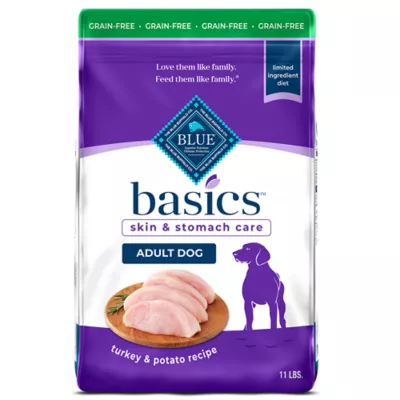 Product Blue Buffalo® Basics™ Skin & Stomach Care Adult Dog Dry Food - Grain Free, Turkey & Potato