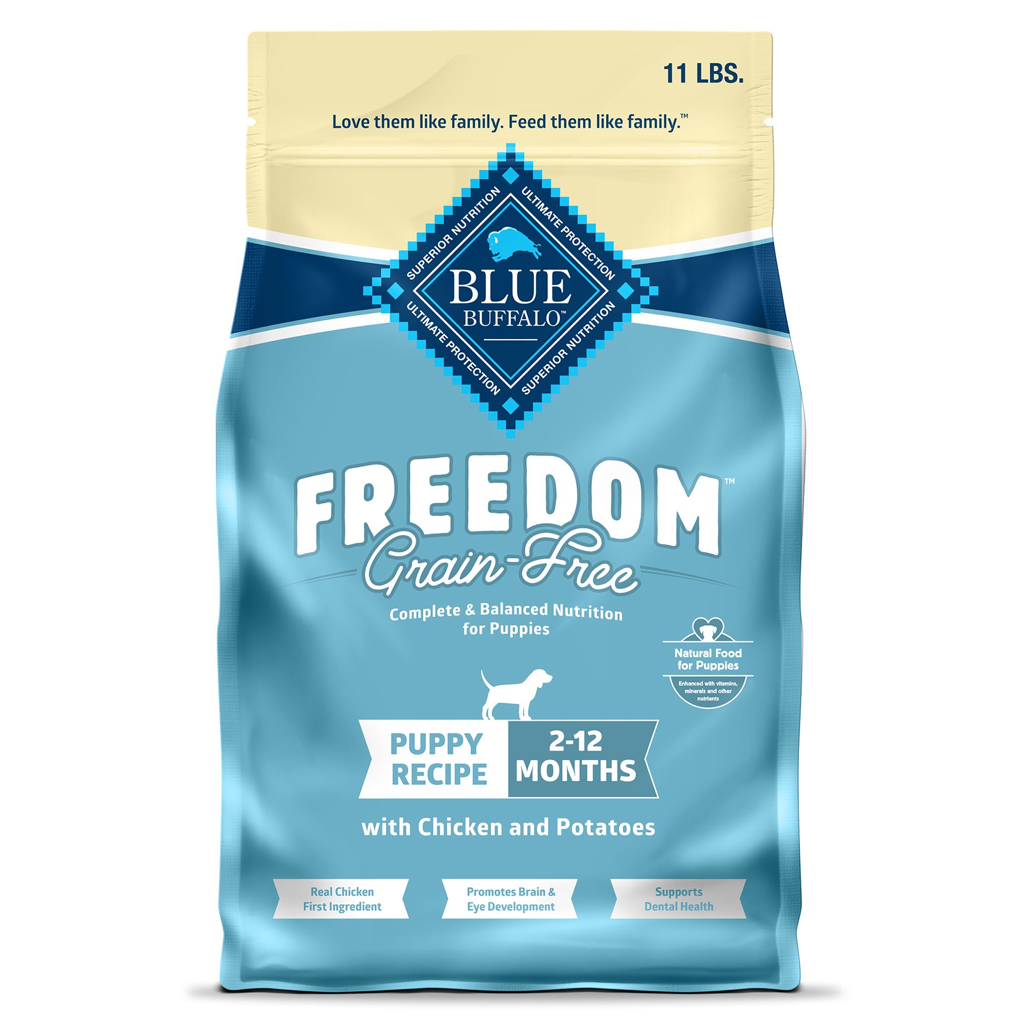 Blue freedom 2025 dog food puppy