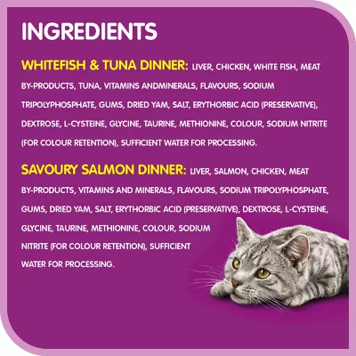 Product Whiskas Seafood Selections Adult Wet Cat Food Paté Variety Pack, 12ct