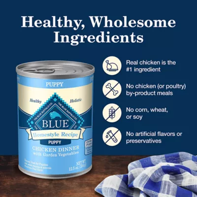 Product Blue Buffalo® Homestyle Recipe Puppy Wet Dog Food - Chicken, 12.5 oz