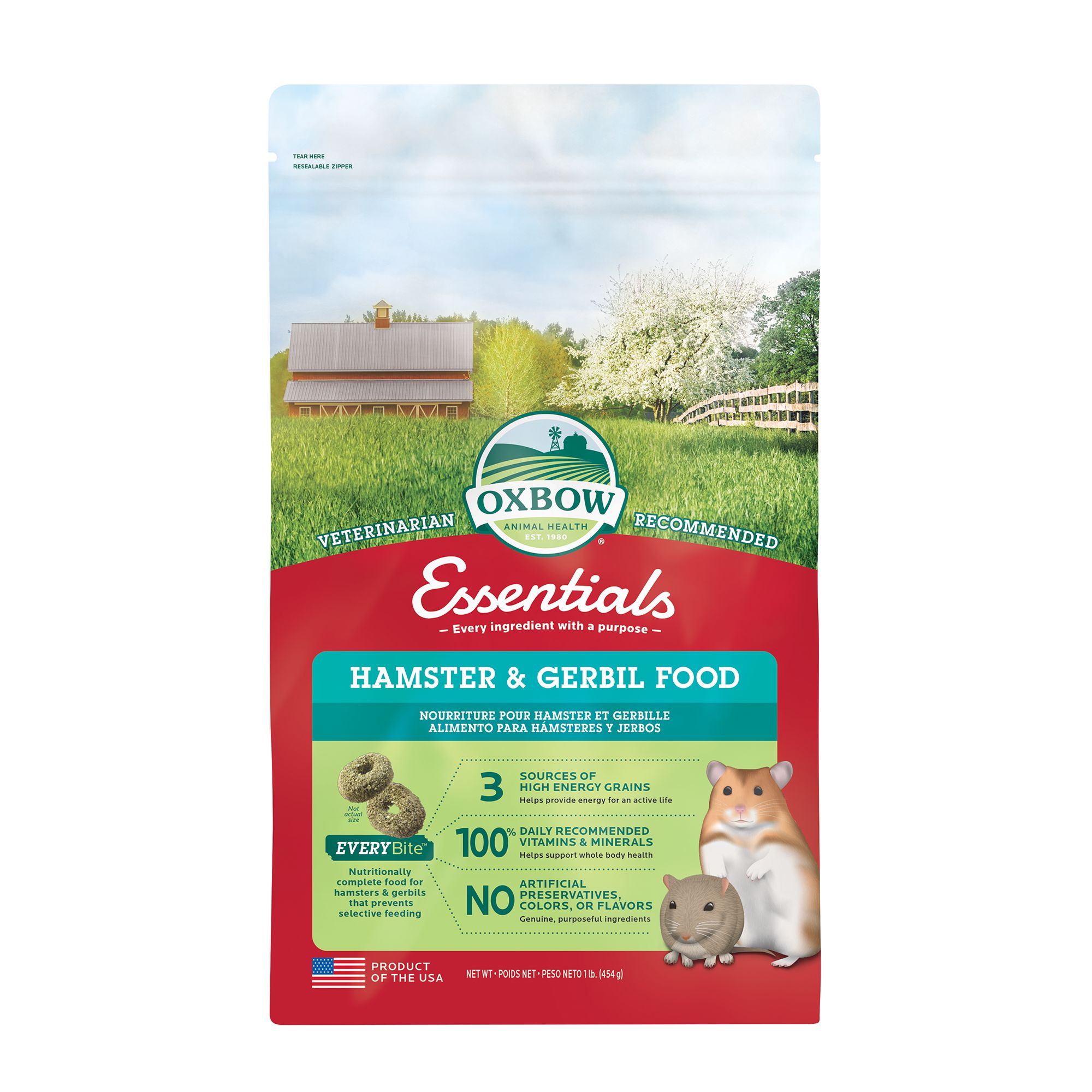 Oxbow Essentials Hamster \u0026 Gerbil Food 