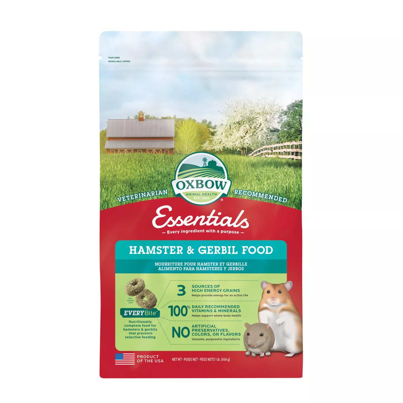 Oxbow Essentials Hamster Gerbil Food