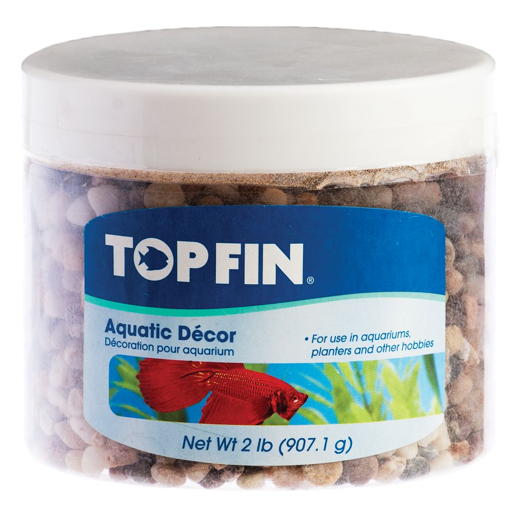 Top Fin® Crushed Pebble Aquatic Decor fish Gravel, Sand & Stones
