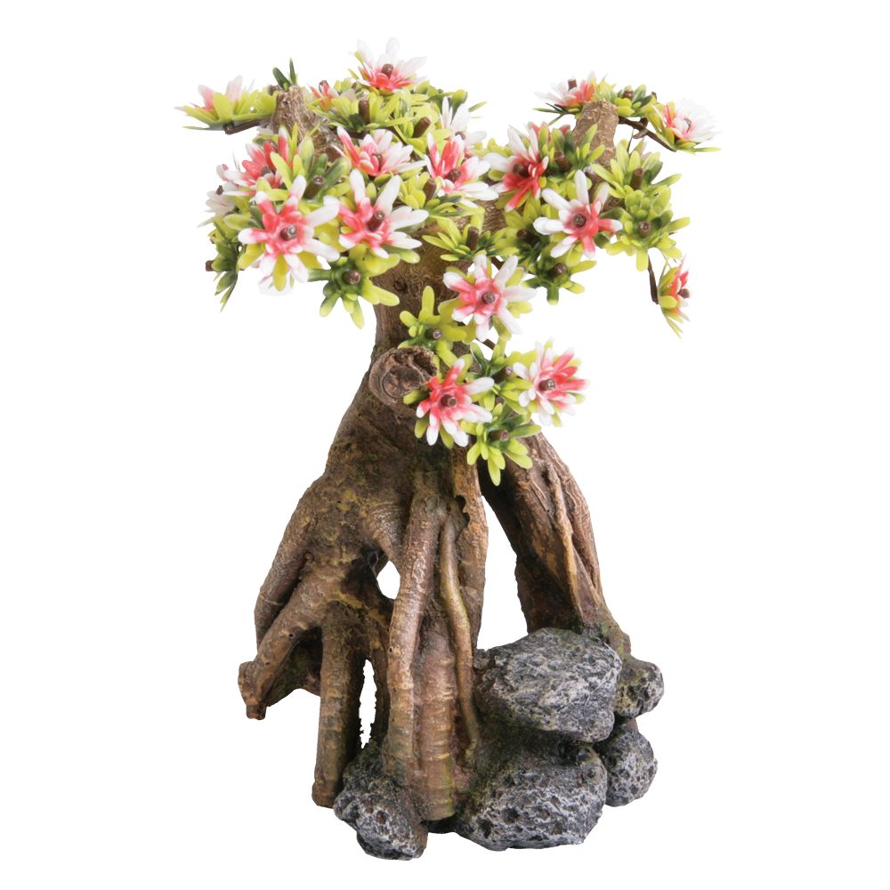 Top Fin Asian Cherry Blossom Tree Aquarium Ornament