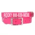 Coastal Pet Products Personalized Dog Collar - Blue Lagoon, Greens, Pinks & Orchid image thumbnail 1