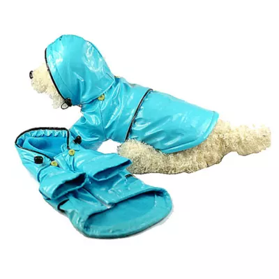 Product Pet Life Fashion Raincoat With Removable Hood
