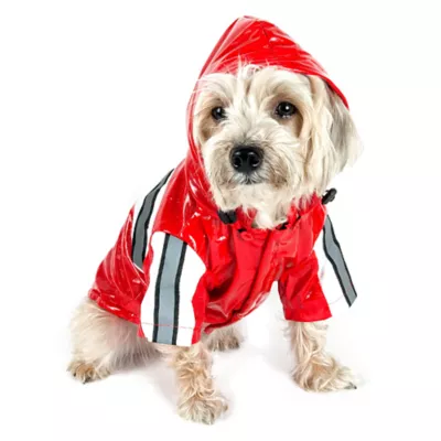 Product Pet Life Raincoat With Removable Hood