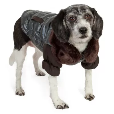 Product Pet Life Ultra-Fur Collared Dog Coat
