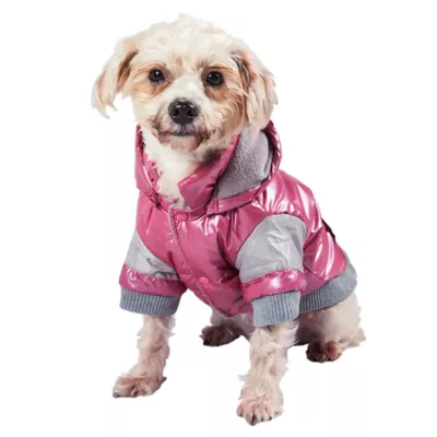 Pet Life Vintage Aspen Ski Coat With Removable Hood - Image 1