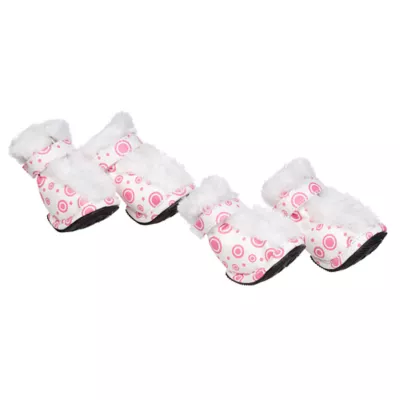Pet Life 'Snuggly-Fur' Pet Shoes - Image 1