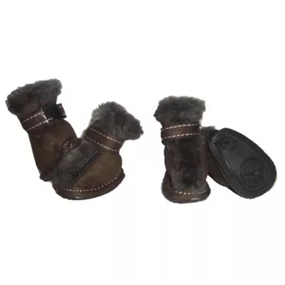 Product Pet Life 'Snuggly-Fur' Pet Shoes