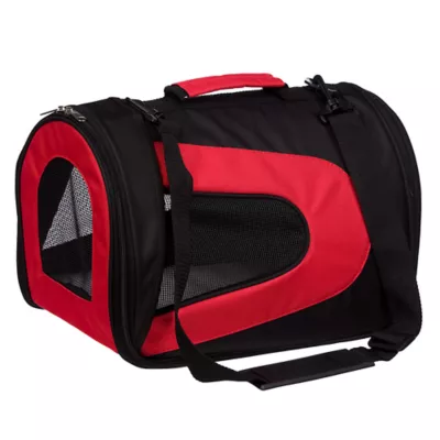 Product Pet Life Airline Approved Folding Sporty Mesh Pet Carrier