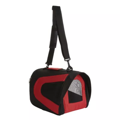 Product Pet Life Airline Approved Folding Sporty Mesh Pet Carrier
