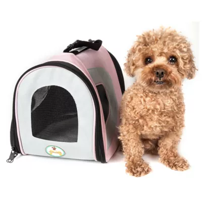 Product Pet Life Airline Approved Folding Sporty Mesh Pet Carrier