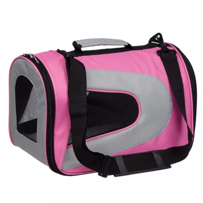 Product Pet Life Airline Approved Folding Sporty Mesh Pet Carrier
