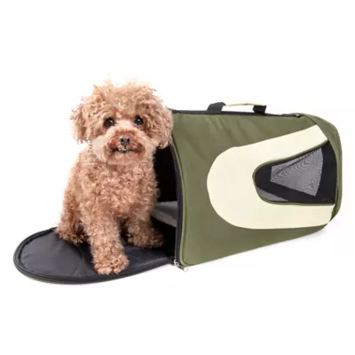 Pet Life Folding Sporty Mesh Pet Carrier - Airline Approved Dog & Cat Carrier - Image 1
