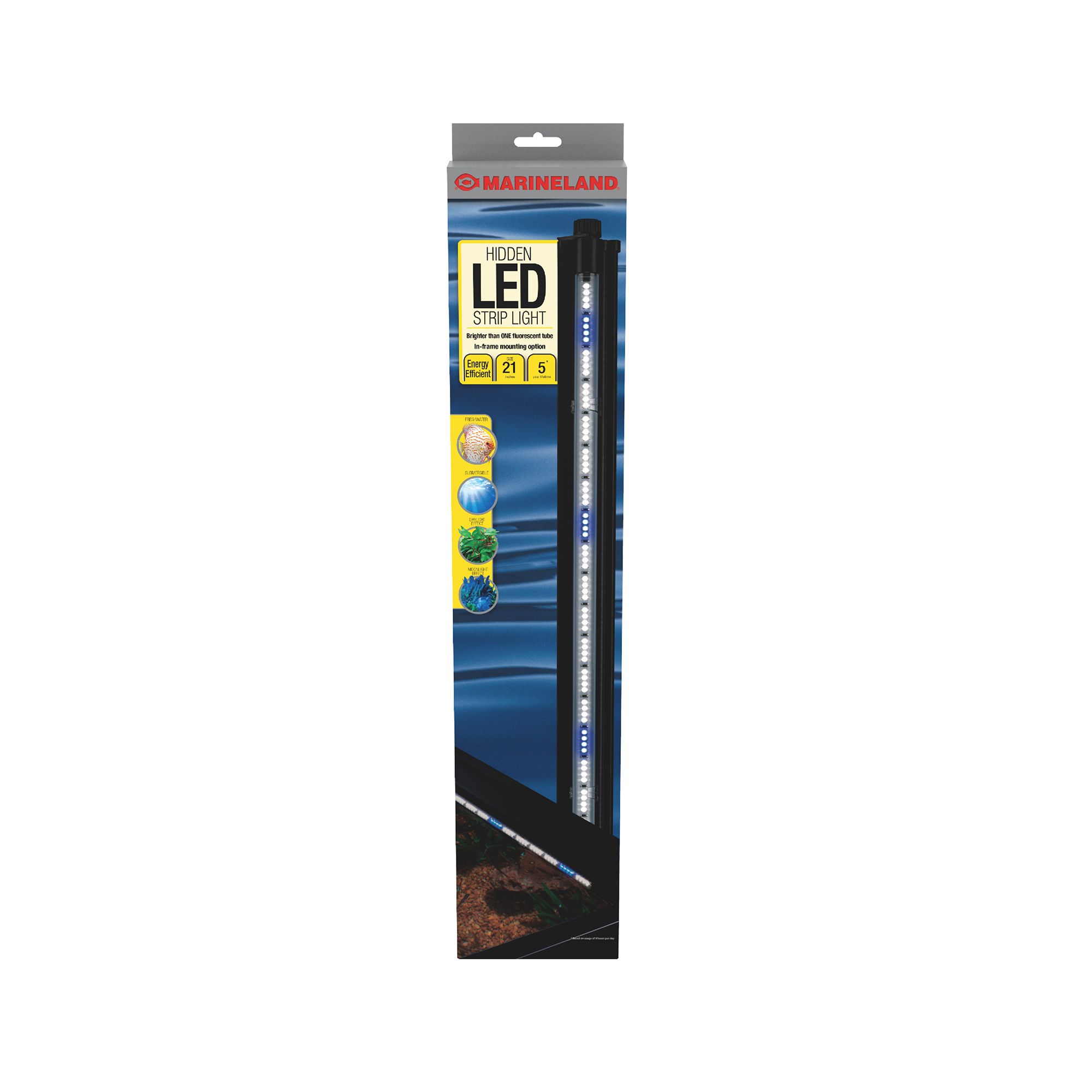 Marineland LED Blue White Hidden Light System 21 Inches