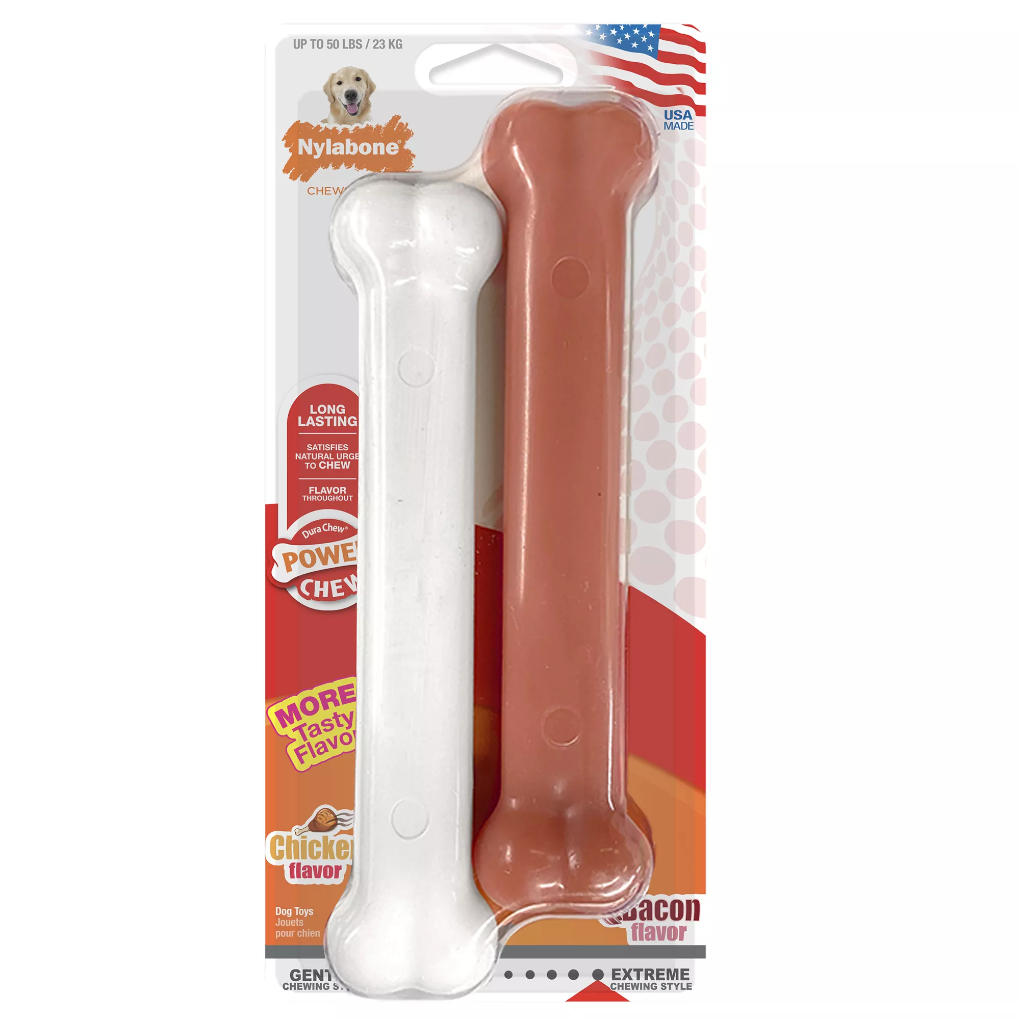 Nylabone® DuraChew® Chew Dog Toys - 2 Pack