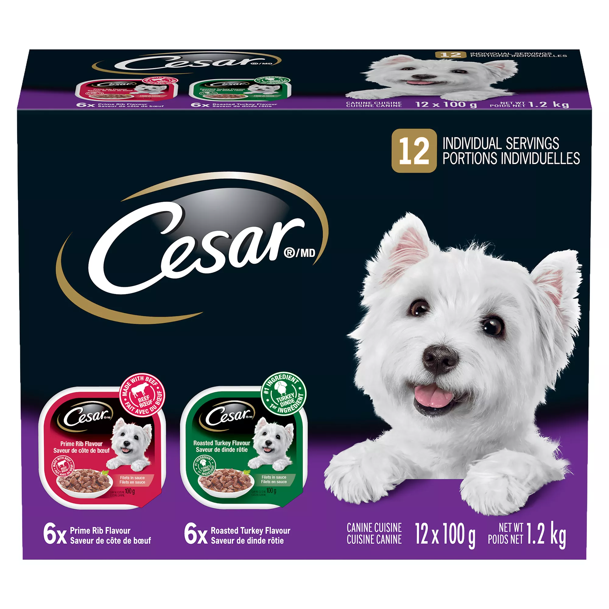 Cesar® Slices Adult Wet Dog Food - Variety Pack