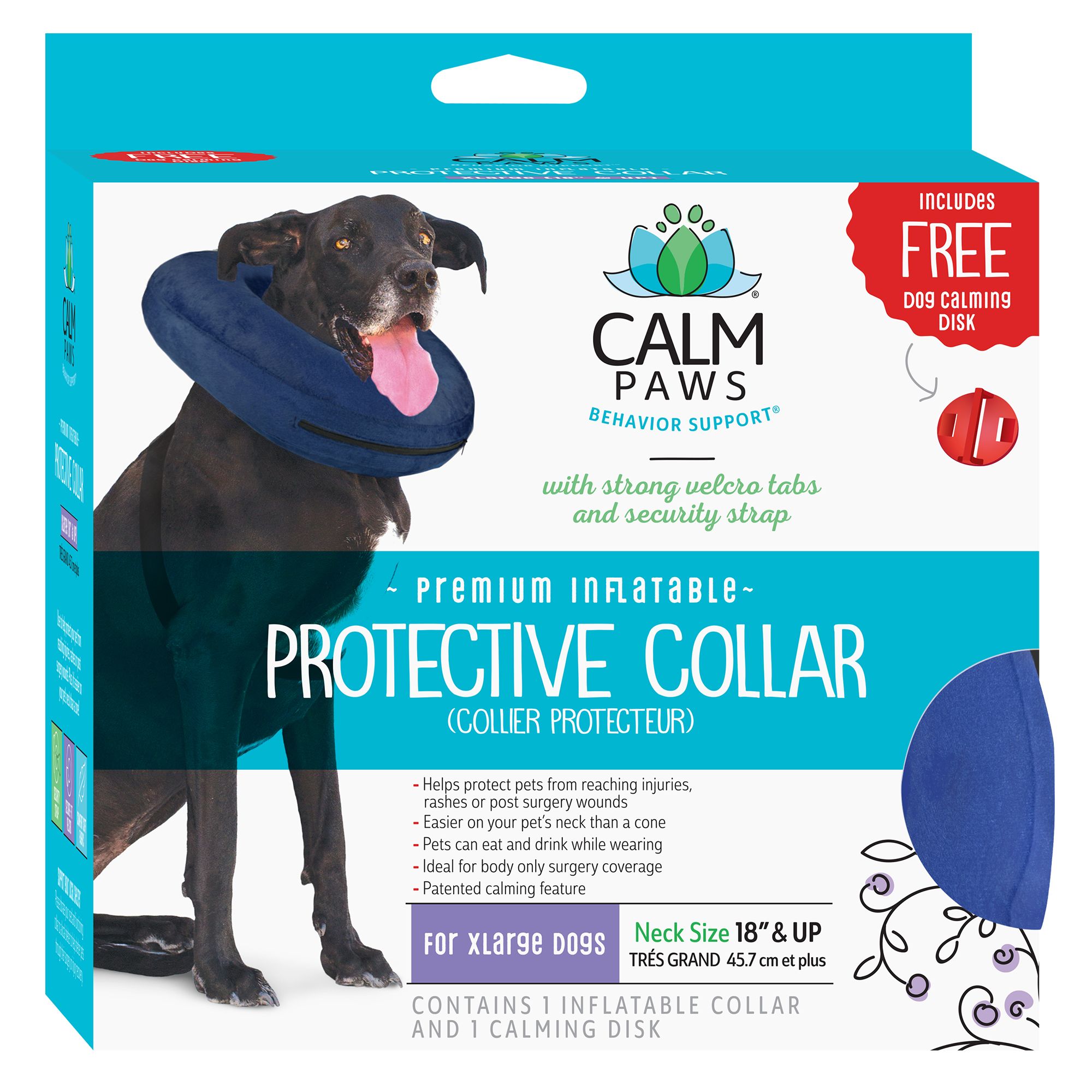 calm paws protective collar medium