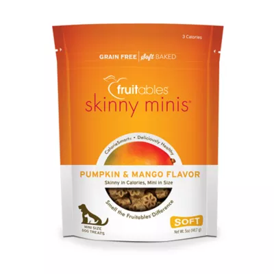 Product Fruitables® Skinny Minis™ Dog Treat - Gluten Free, Pumpkin & Mango