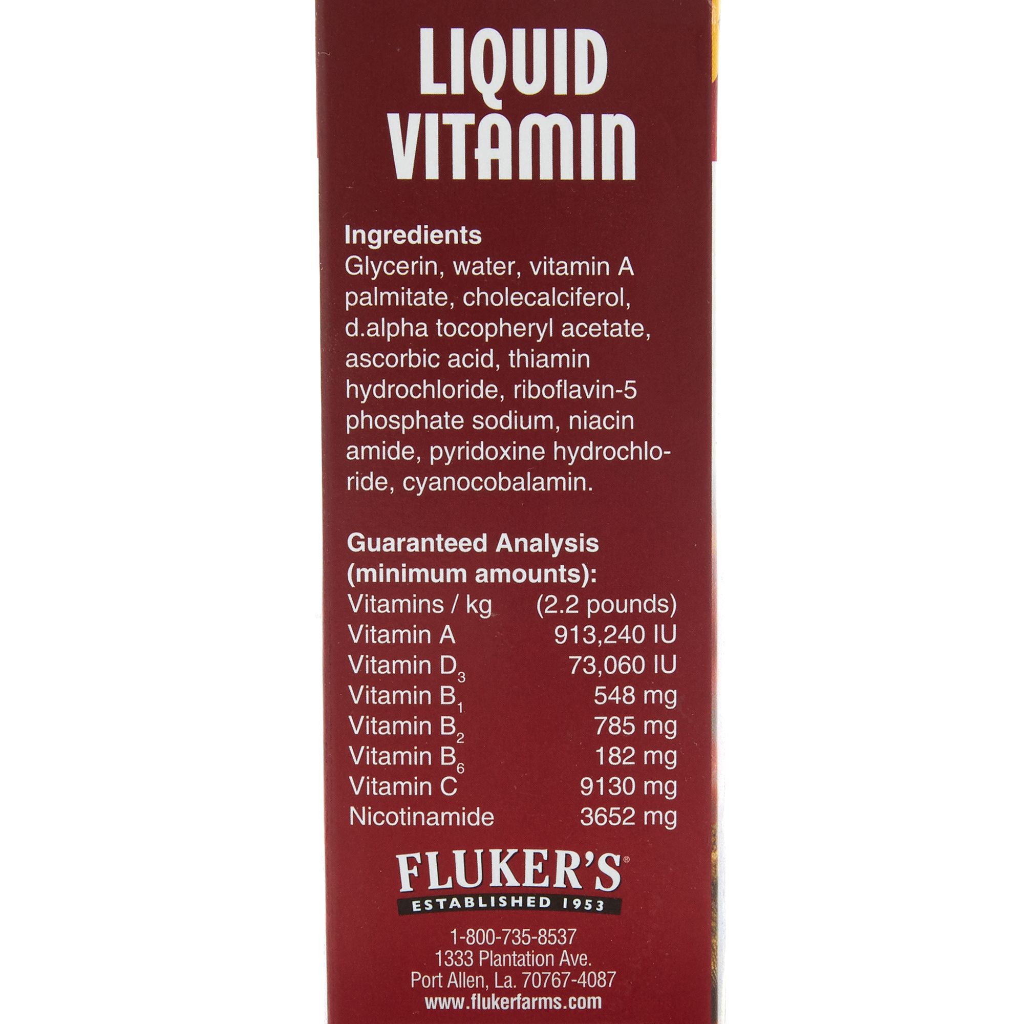 fluker's liquid vitamin reptile supplement