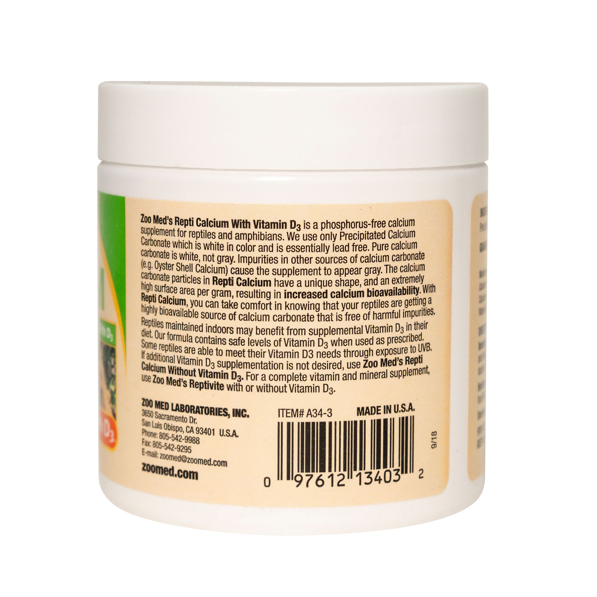 reptile calcium powder