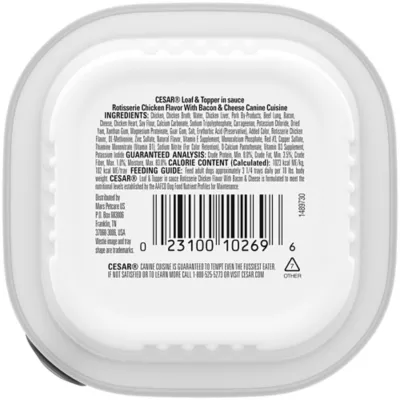 Cesar® Classics Adult Wet Dog Food - Loaf & Topper, 3.5 Oz. - Image 10
