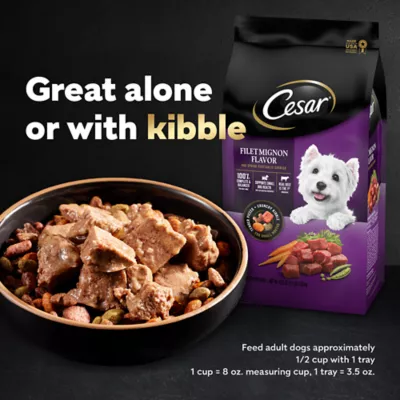 Product Cesar® Classics Adult Wet Dog Food - Loaf & Topper, 3.5 Oz.