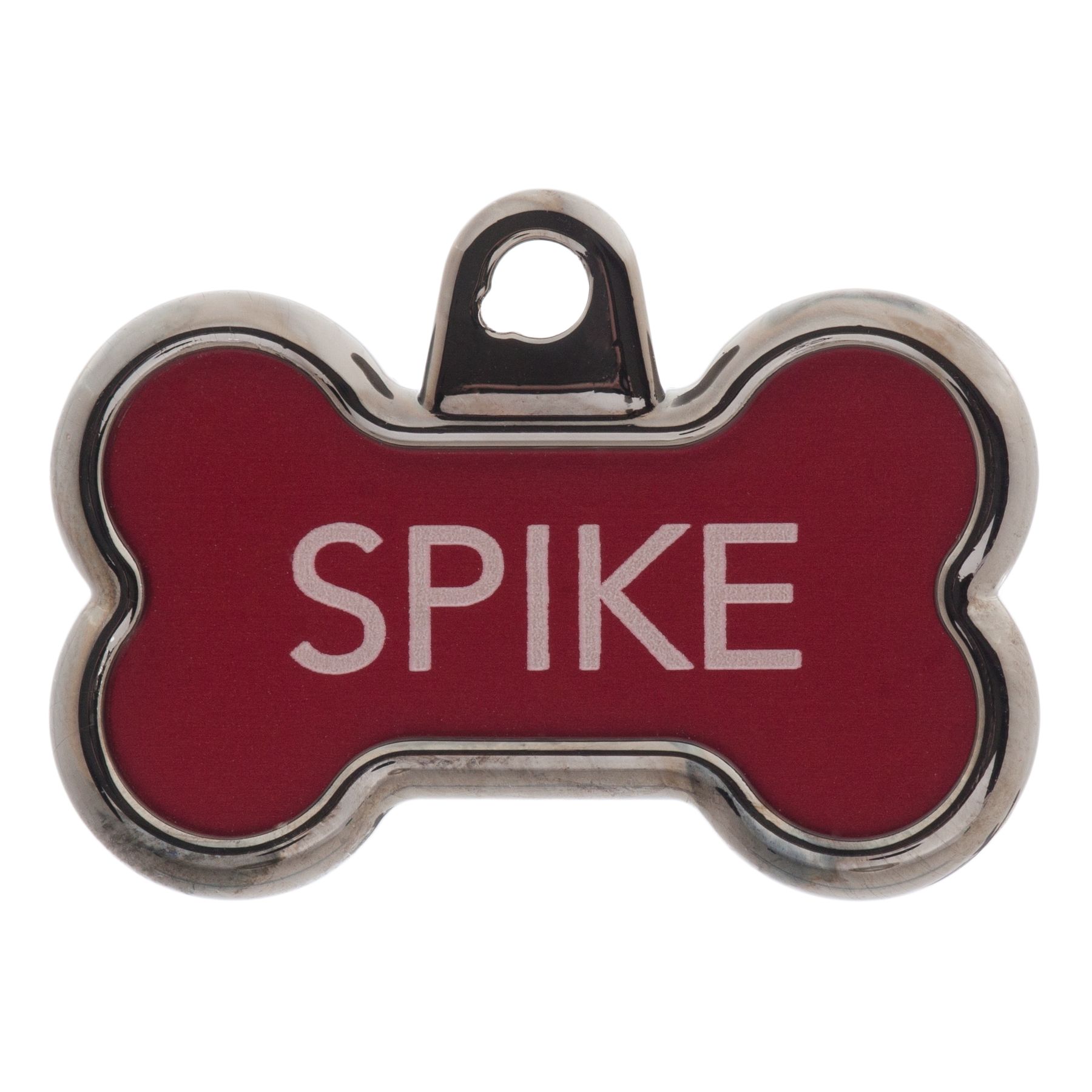 TagWorks Boutique Collection Paw Personalized Pet ID Tag in Silver, Size: Large | PetSmart