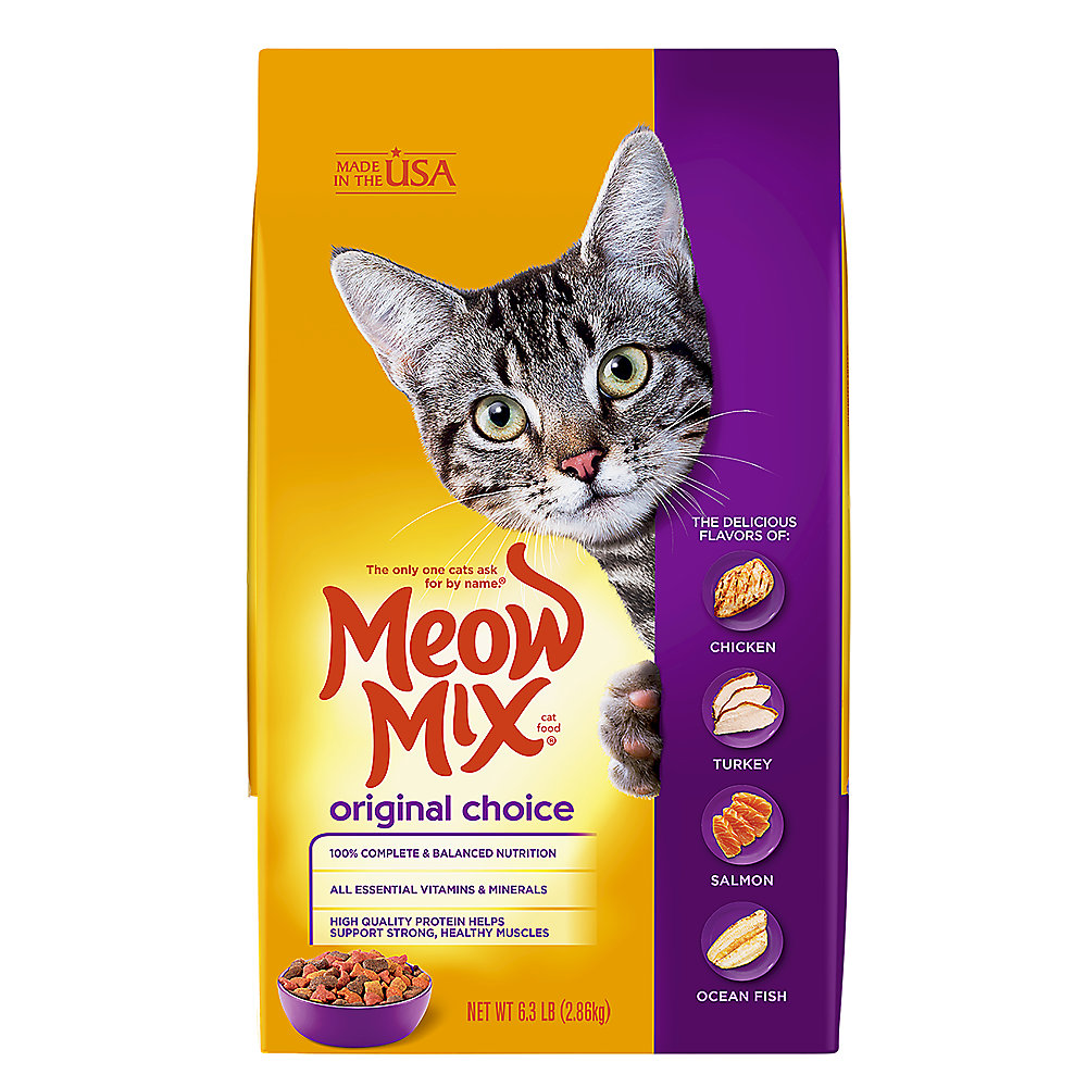 Meow Mix original choice cat food 