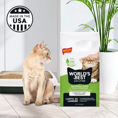 World's Best® Corn Cat Litter - Comfort Care, Unscented - Image 4