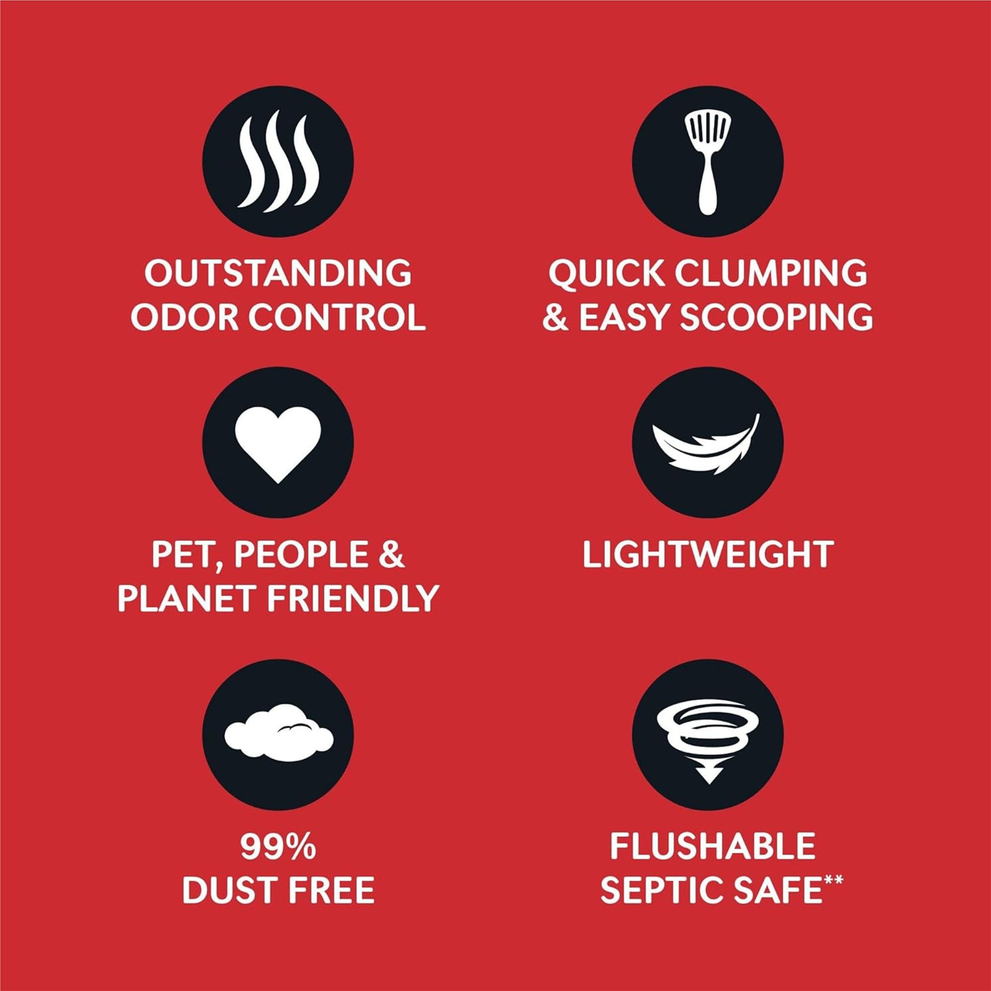 World's Best® Multiple Cat Corn Cat Litter - Unscented, 99% Dust Free, Clumping - thumbnail 3