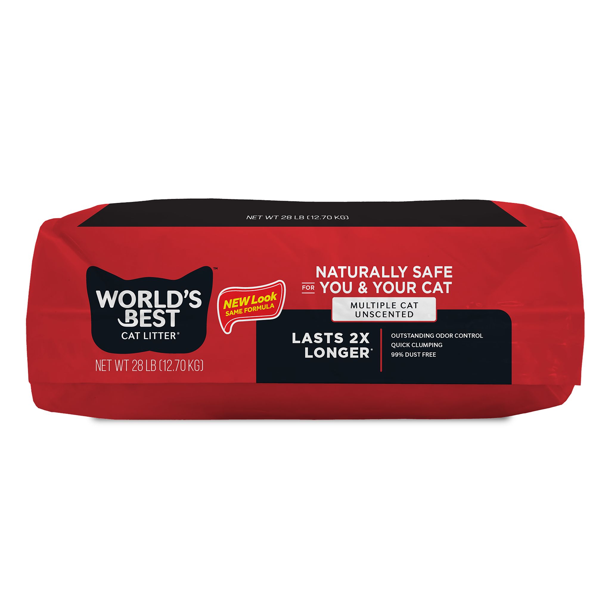 World's Best® Multiple Cat Corn Cat Litter - Unscented, 99% Dust Free, Clumping - thumbnail 7