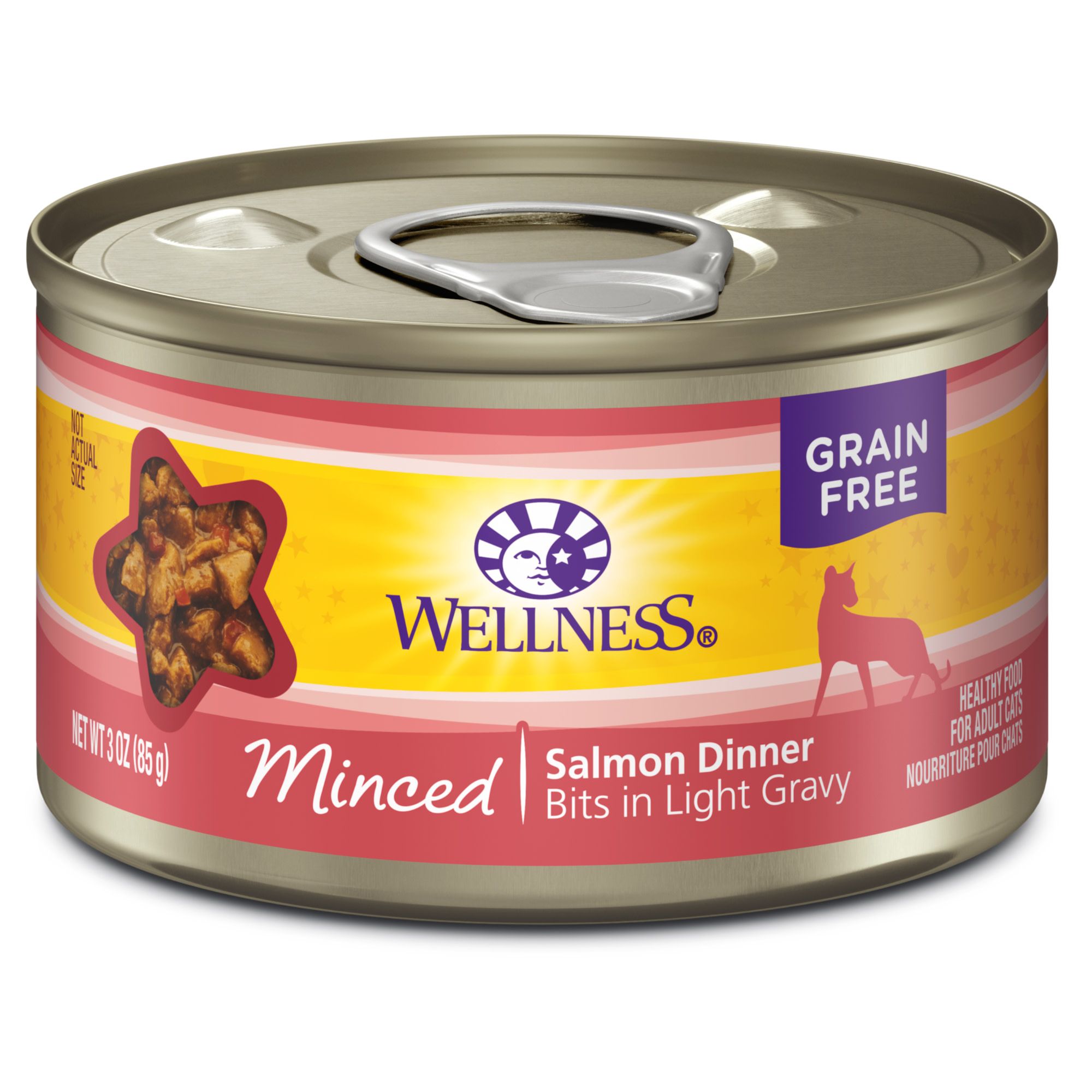 wellness minced cat food