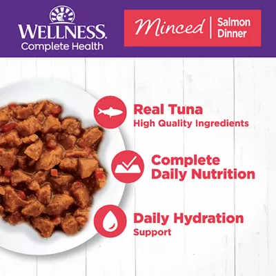 Product Wellness® Complete Health Adult Cat Wet Food - Natural, Grain Free, Minced, 3 Oz