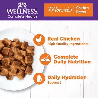 Product Wellness® Complete Health Adult Cat Wet Food - Natural, Grain Free, Morsels, 3 Oz
