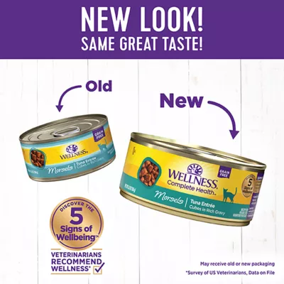 Product Wellness® Complete Health Adult Cat Wet Food - Natural, Grain Free, Morsels, 3 Oz