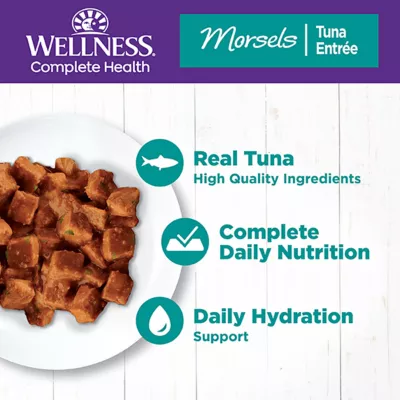 Product Wellness® Complete Health Adult Cat Wet Food - Natural, Grain Free, Morsels, 3 Oz