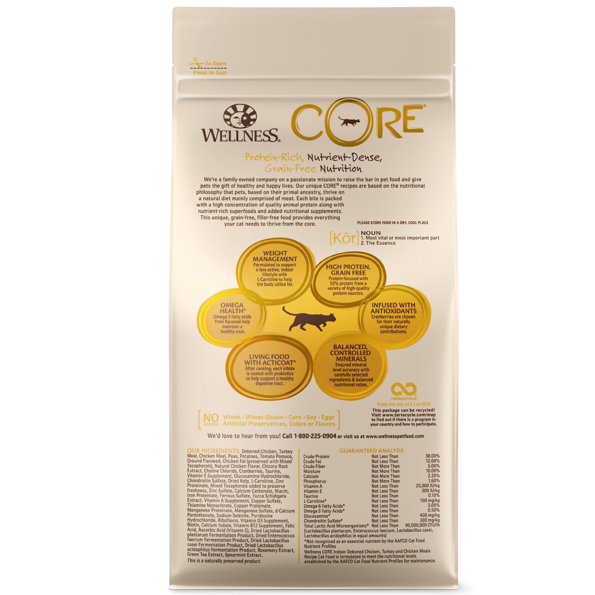 Wellness Core Indoor Adult Cat Food Natural Grain Free Cat Dry Food Petsmart