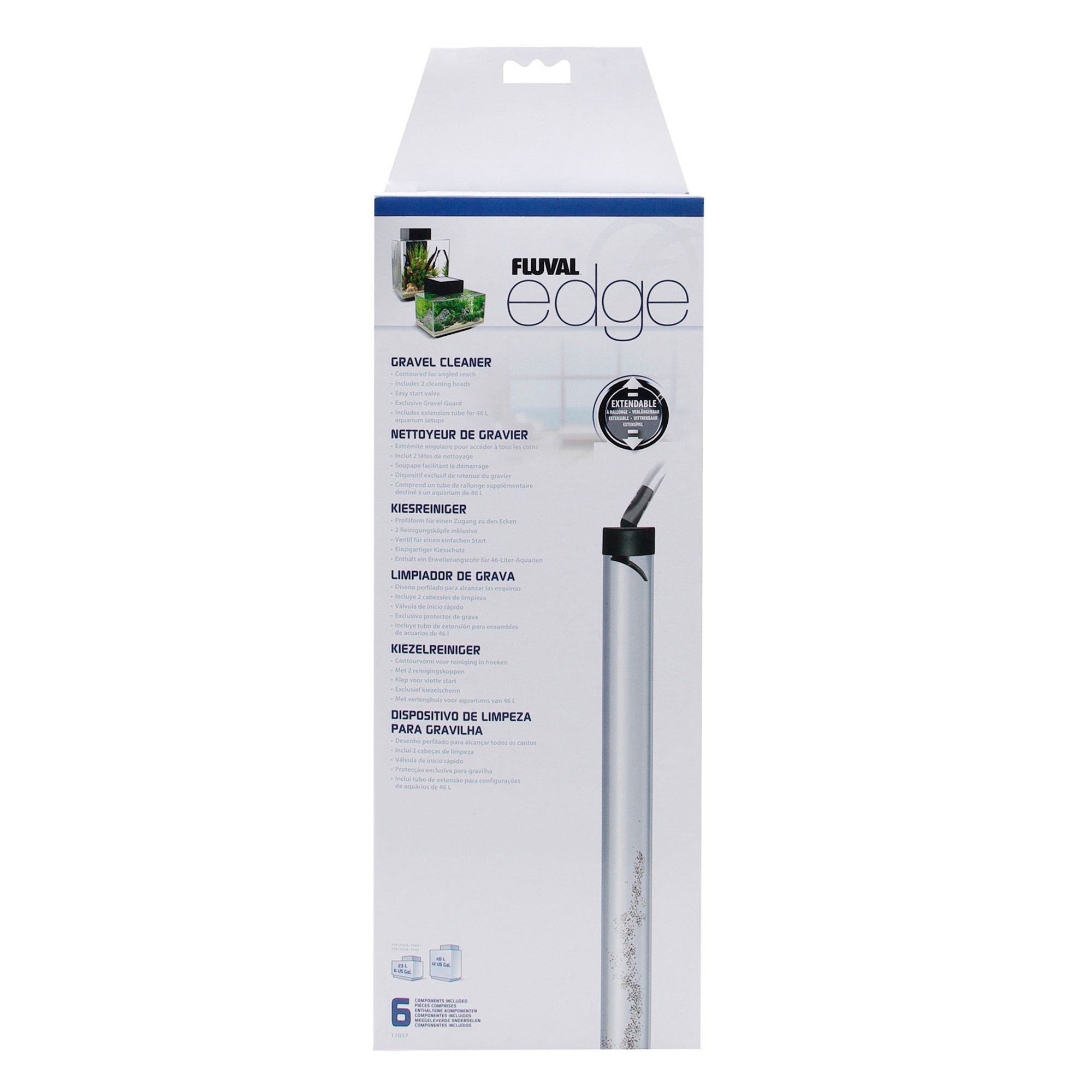 Fluval® Edge Aquarium Gravel Cleaner fish Brushes & Tank Cleaners PetSmart