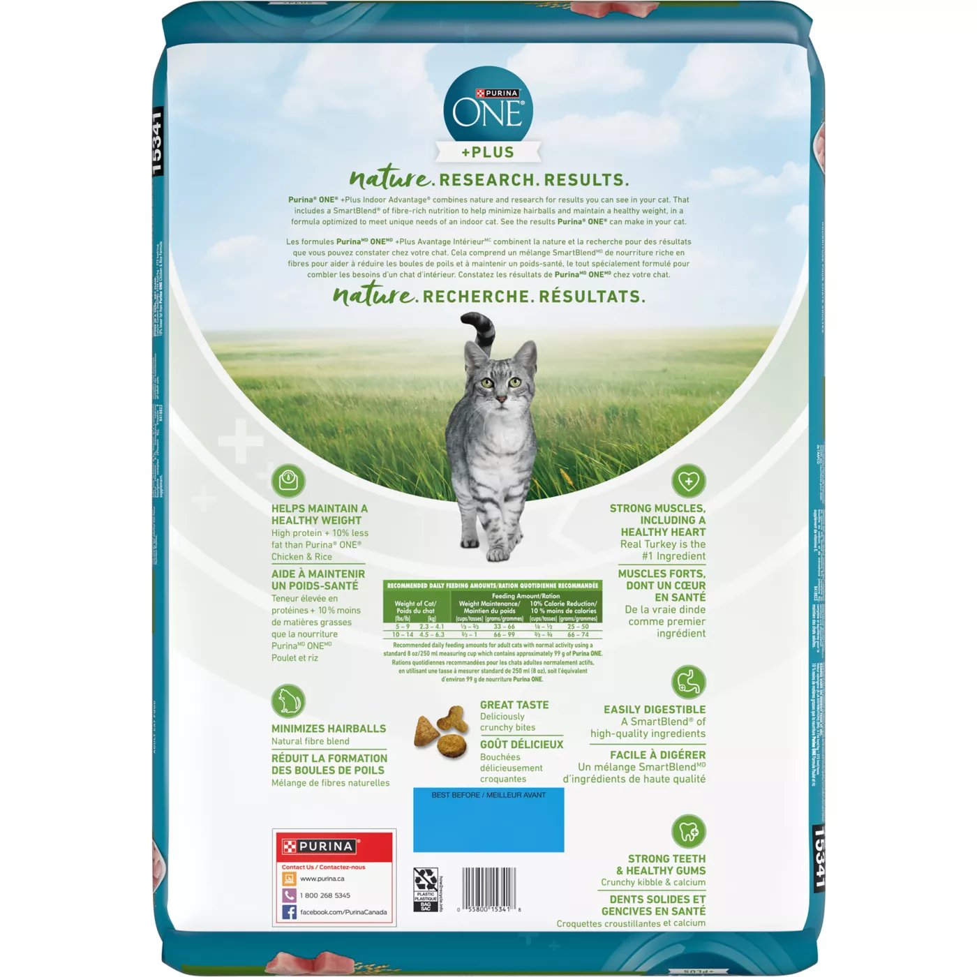 Purina ONE SmartBlend Hairball And Weight Control Indoor Cat Food